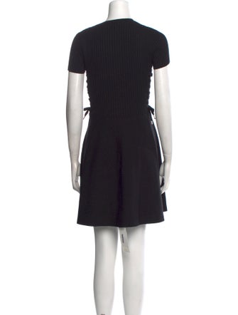 Red Valentino Crew Neck Mini Dress