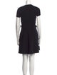 Red Valentino Crew Neck Mini Dress