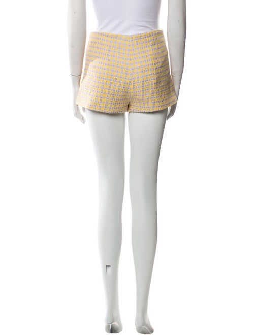 Red Valentino Tweed Pattern Mini Shorts