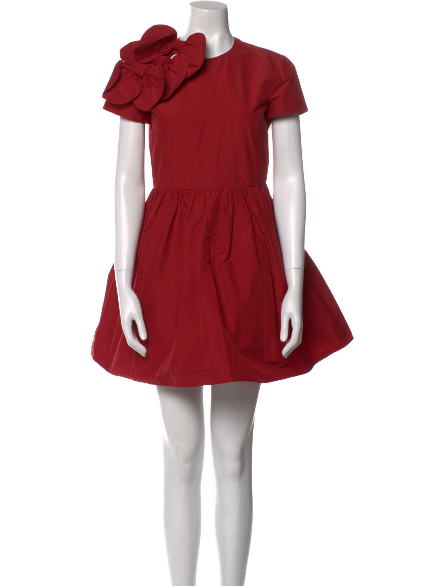 Red Valentino Crew Neck Mini Dress
