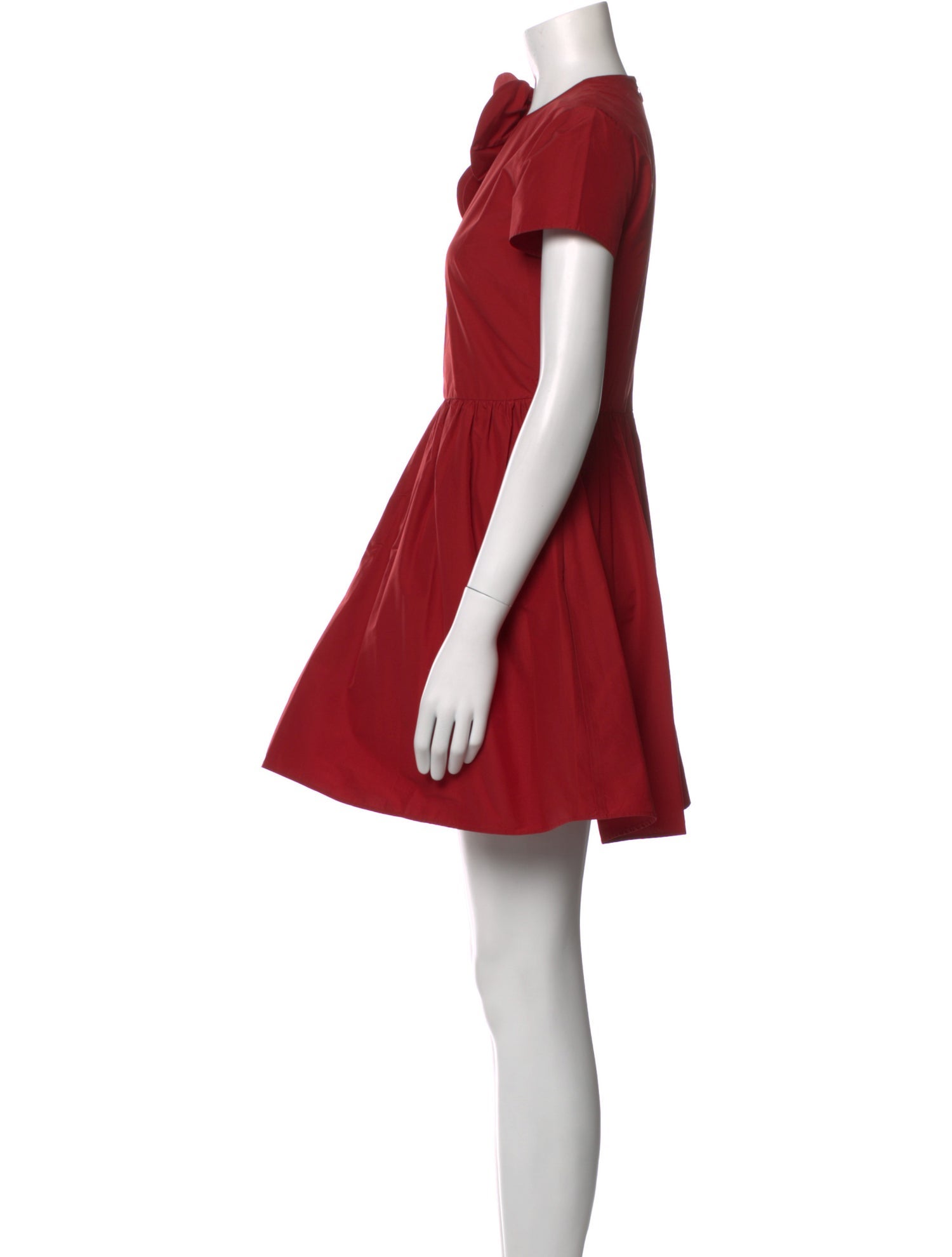 Red Valentino Crew Neck Mini Dress