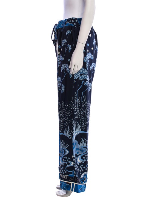 Red Valentino Silk Wide Leg Pants