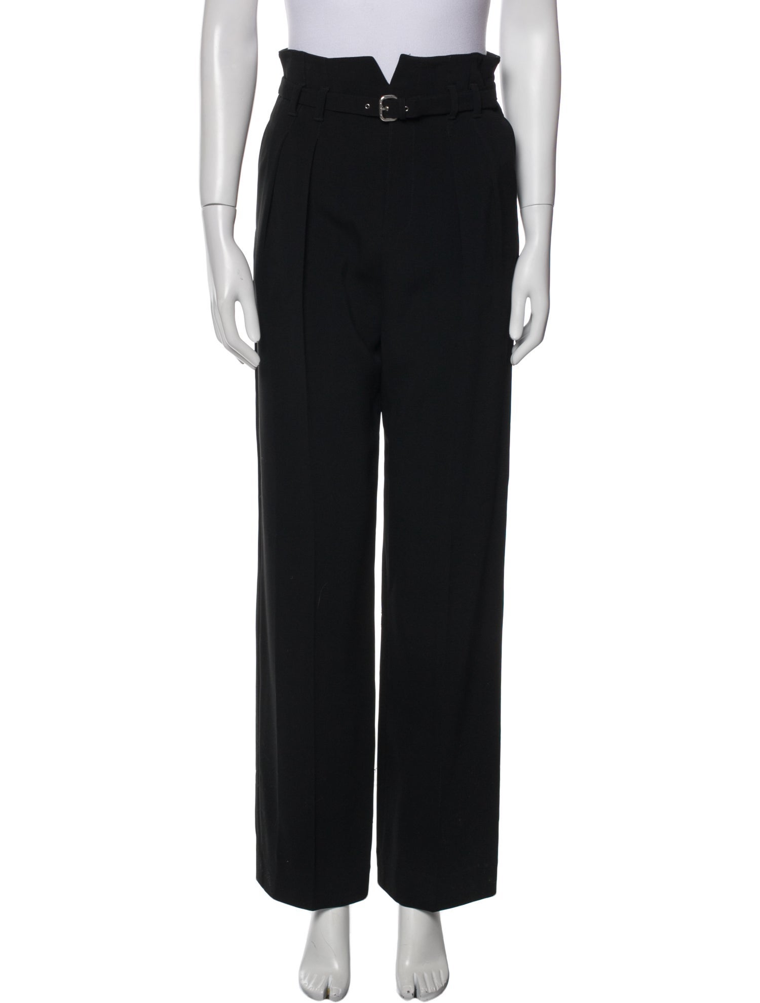 Red Valentino Virgin Wool Wide Leg Pants