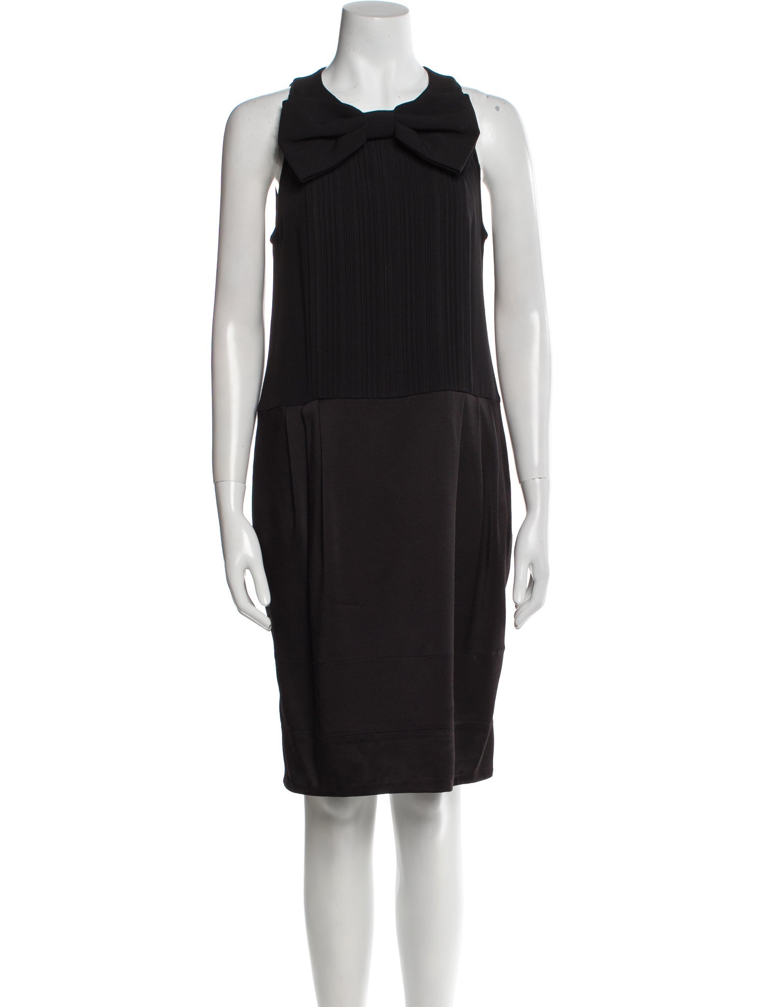 Red Valentino Crew Neck Knee-Length Dress