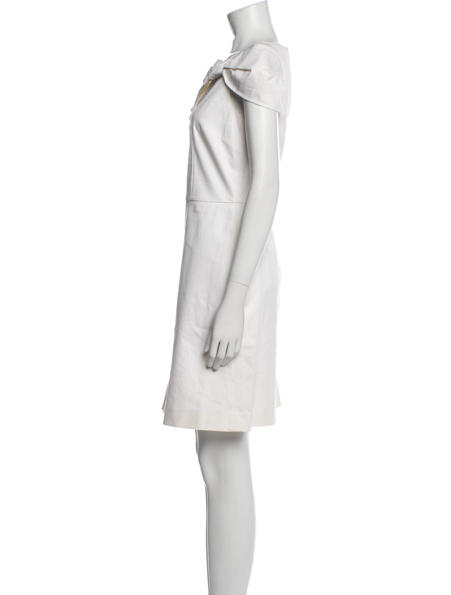 Red Valentino Bateau Neckline Mini Dress