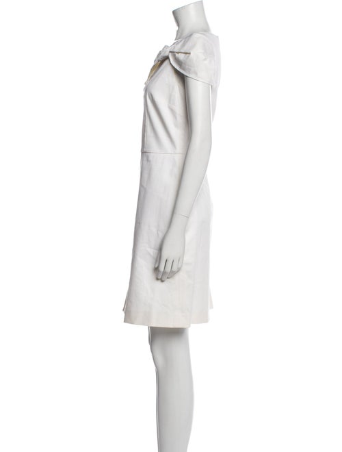 Red Valentino Bateau Neckline Mini Dress