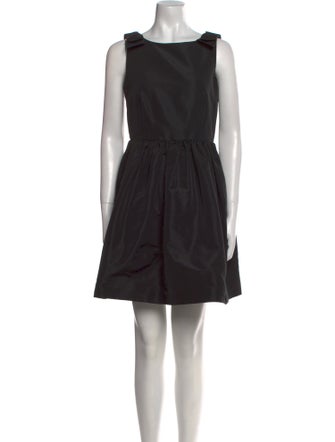 Red Valentino Bateau Neckline Mini Dress