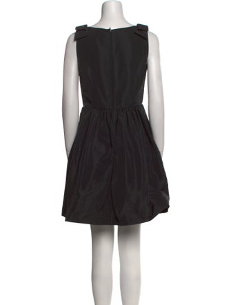 Red Valentino Bateau Neckline Mini Dress
