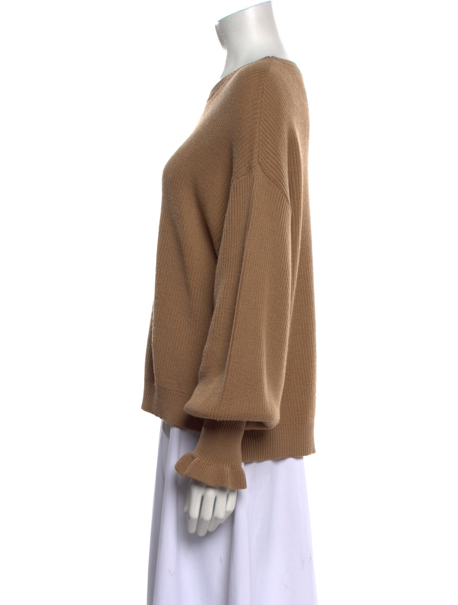 Red Valentino Virgin Wool Scoop Neck Sweater