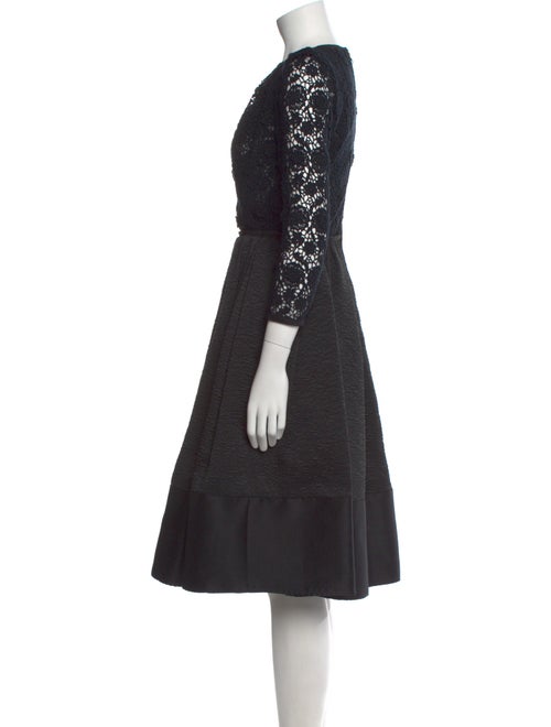 Red Valentino Scoop Neck Knee-Length Dress