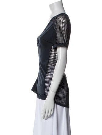 Red Valentino Scoop Neck Short Sleeve T-Shirt