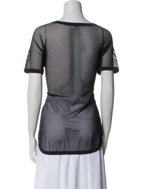 Red Valentino Scoop Neck Short Sleeve T-Shirt