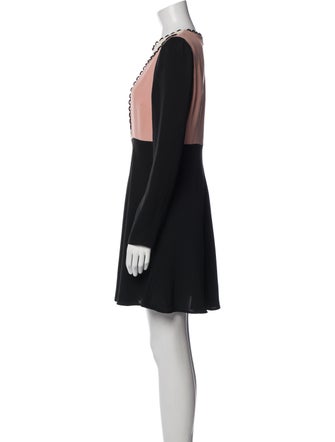 Red Valentino Crew Neck Mini Dress