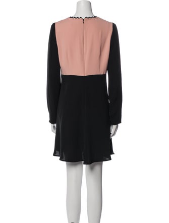 Red Valentino Crew Neck Mini Dress
