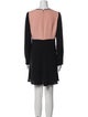 Red Valentino Crew Neck Mini Dress