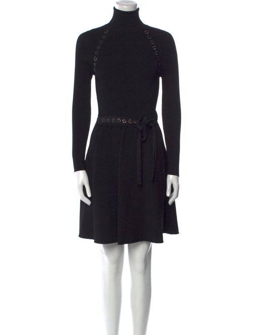 Red Valentino Turtleneck Mini Dress