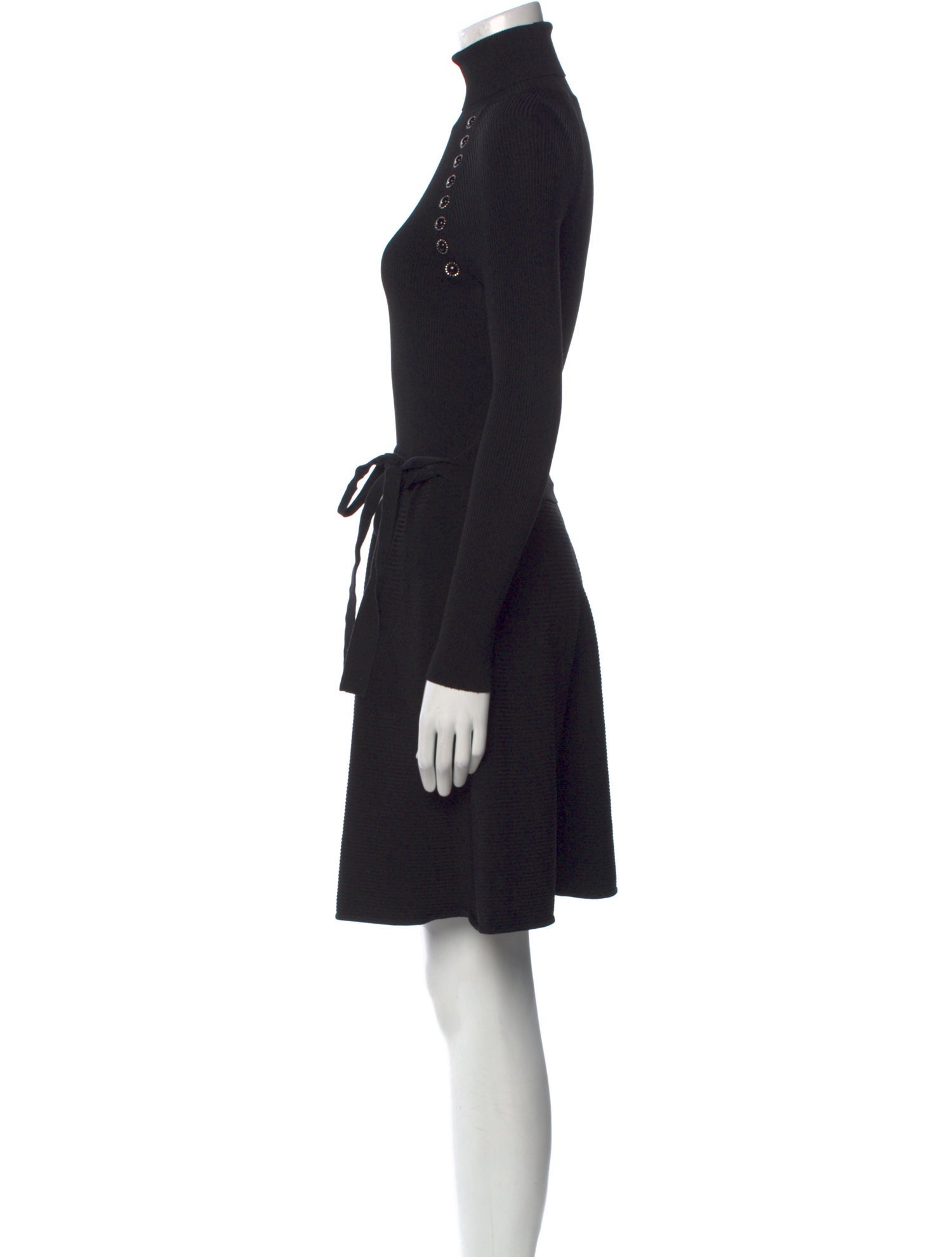 Red Valentino Turtleneck Mini Dress