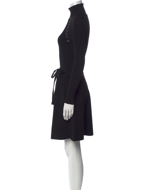 Red Valentino Turtleneck Mini Dress