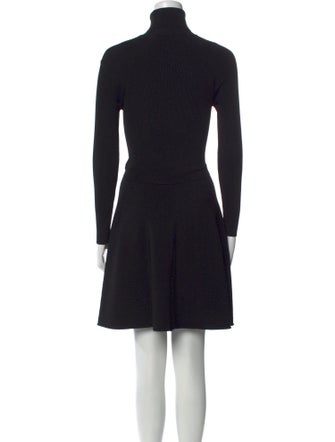 Red Valentino Turtleneck Mini Dress