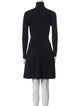 Red Valentino Turtleneck Mini Dress