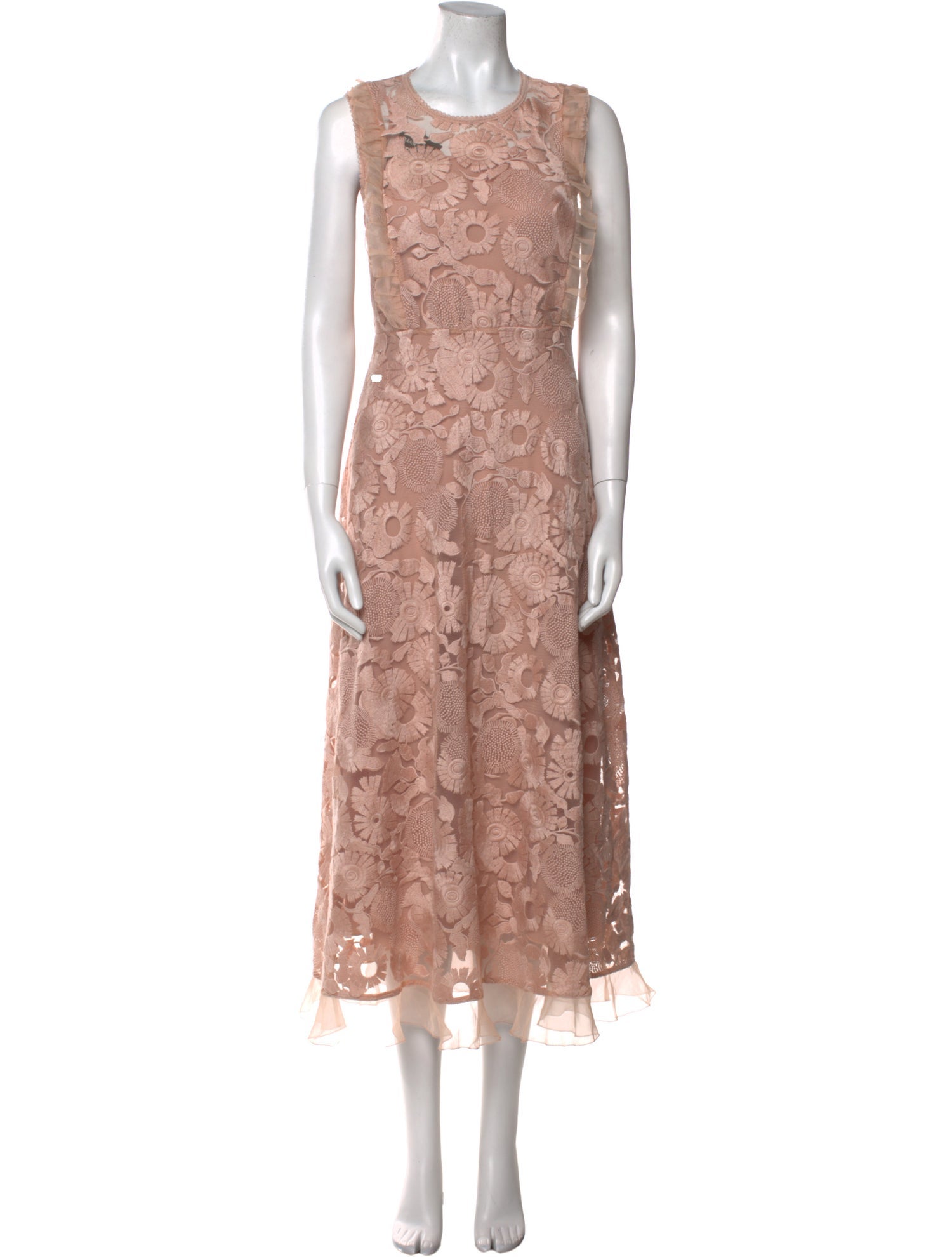 Red Valentino Lace Midi Length Dress w/ Tags
