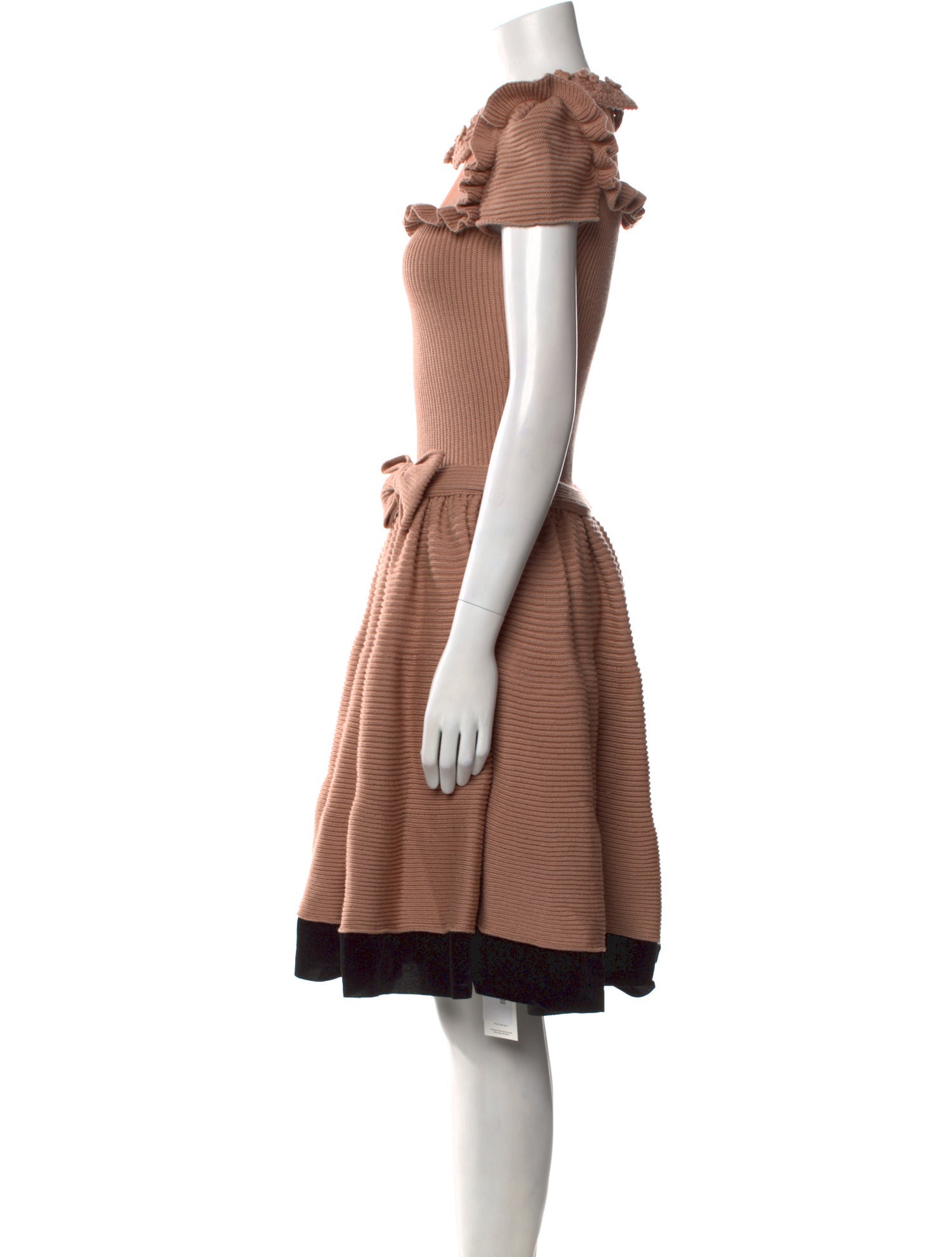 Red Valentino Virgin Wool Mini Dress