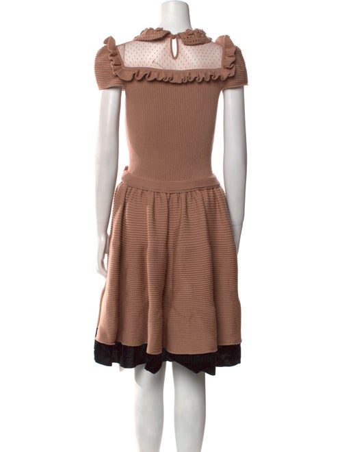 Red Valentino Virgin Wool Mini Dress