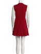 Red Valentino Crew Neck Mini Dress