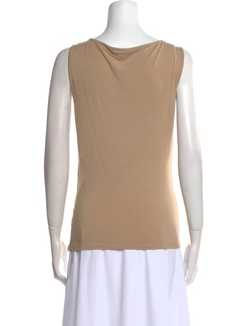 Red Valentino Cowl Neck Short Sleeve Top