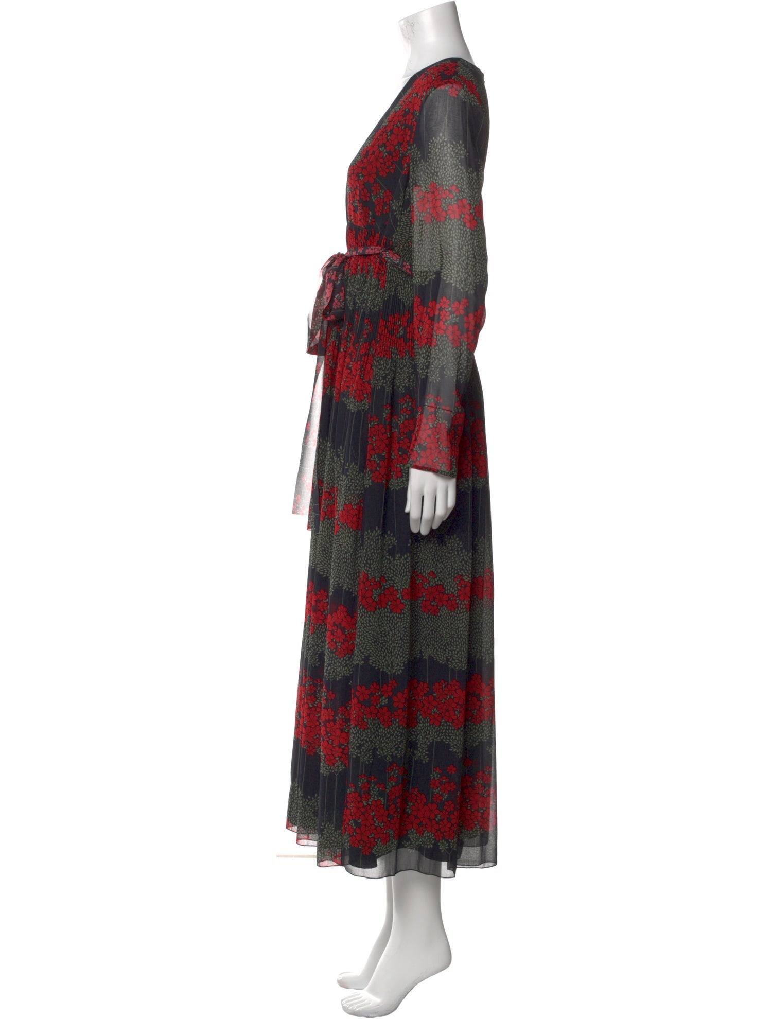 Red Valentino Printed Long Dress