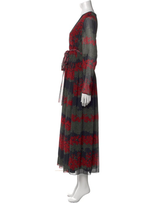 Red Valentino Printed Long Dress
