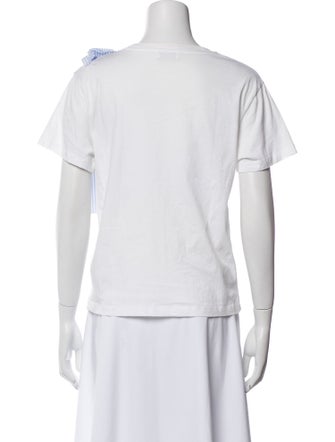 Red Valentino Crew Neck Short Sleeve T-Shirt