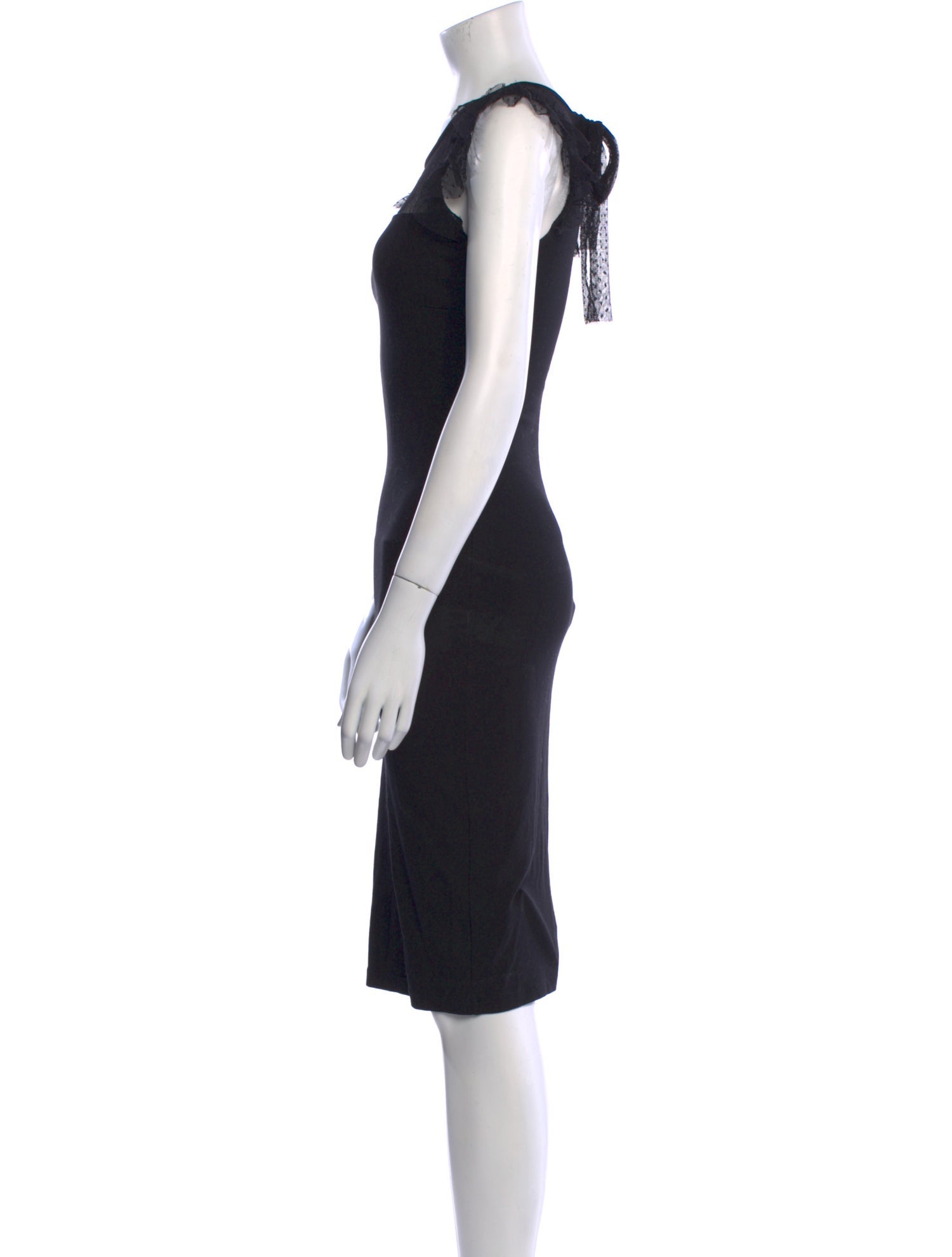 Red Valentino Crew Neck Knee-Length Dress