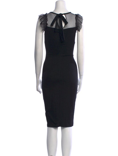 Red Valentino Crew Neck Knee-Length Dress