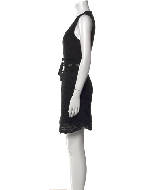 Red Valentino Scoop Neck Mini Dress