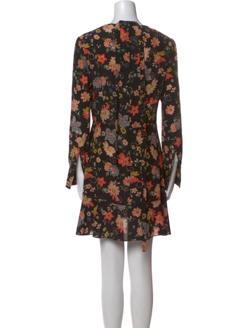 Red Valentino Floral Print Mini Dress