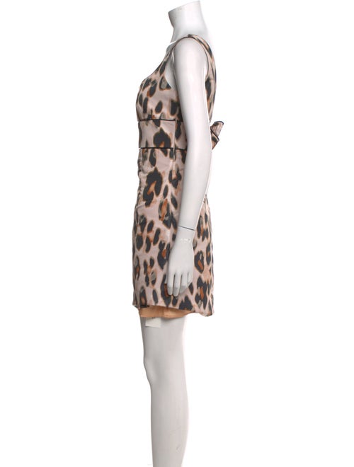 Red Valentino Animal Print Mini Dress