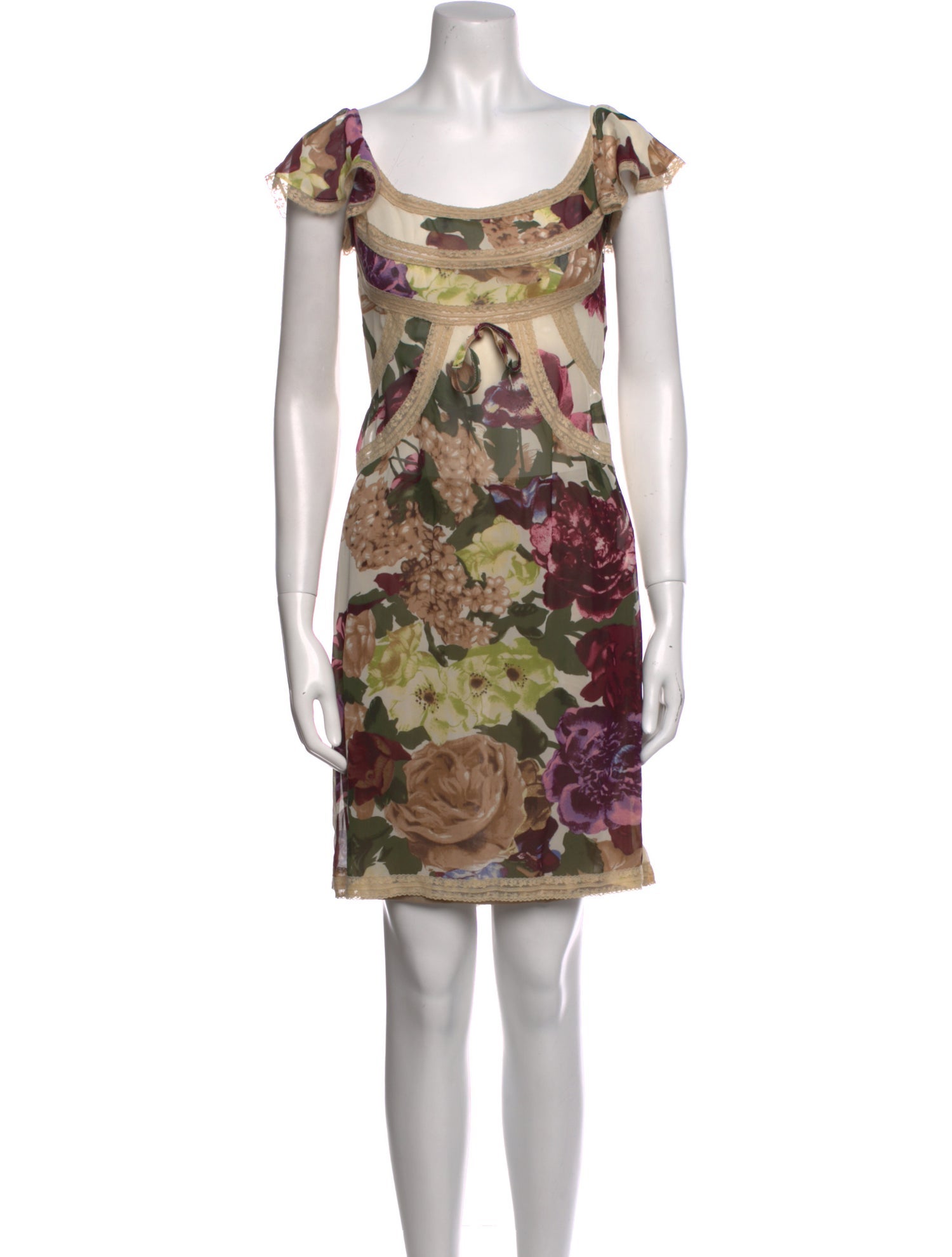 Red Valentino Printed Knee-Length Dress