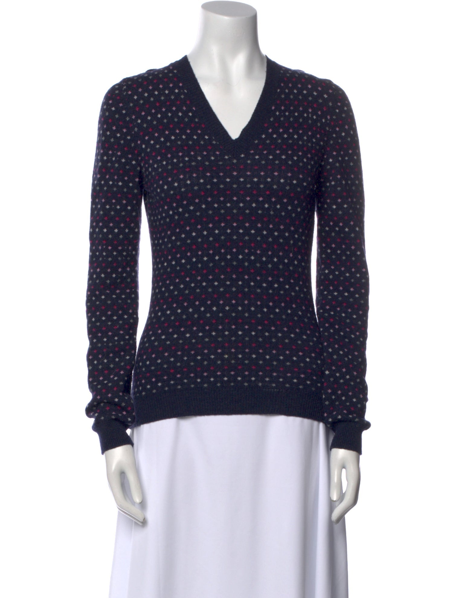 Red Valentino Wool Striped Sweater