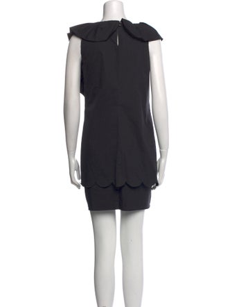 Red Valentino Square Neckline Mini Dress