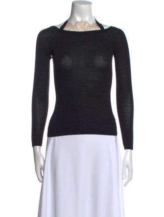 Red Valentino Bateau Neckline Sweater