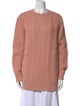 Red Valentino Virgin Wool Crew Neck Sweater