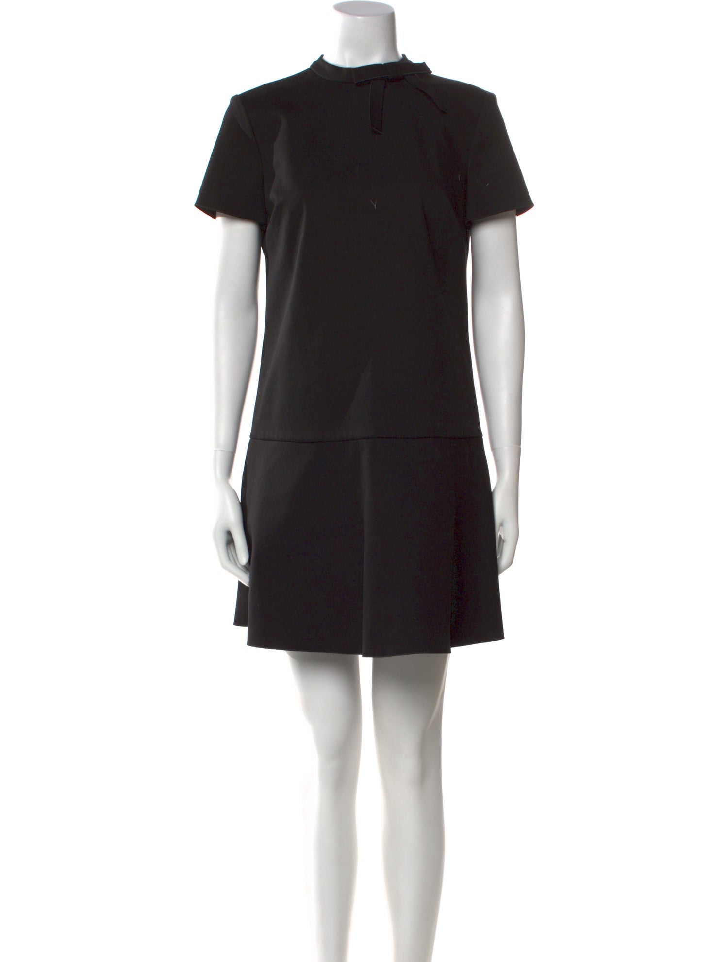 Red Valentino Mock Neck Mini Dress