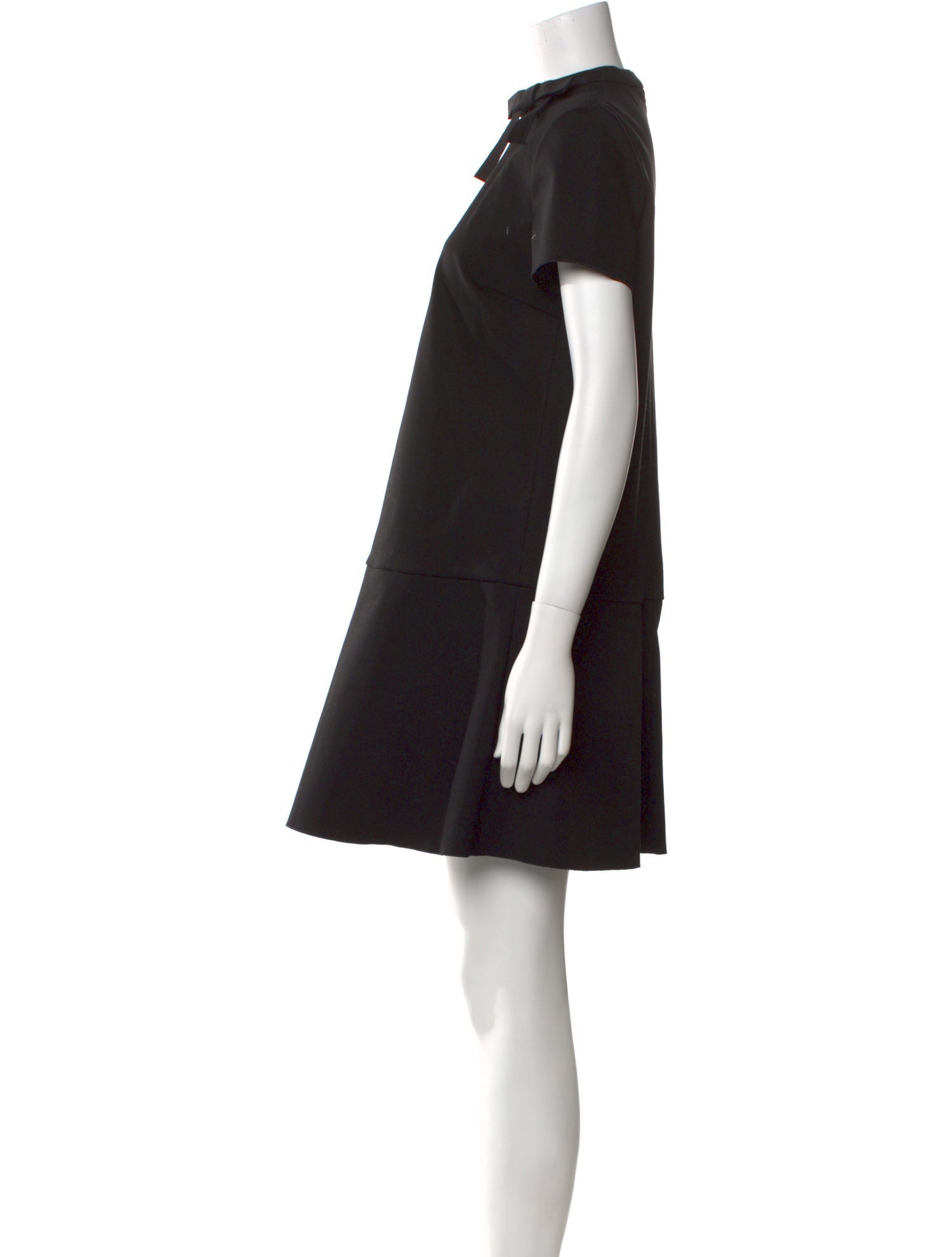 Red Valentino Mock Neck Mini Dress