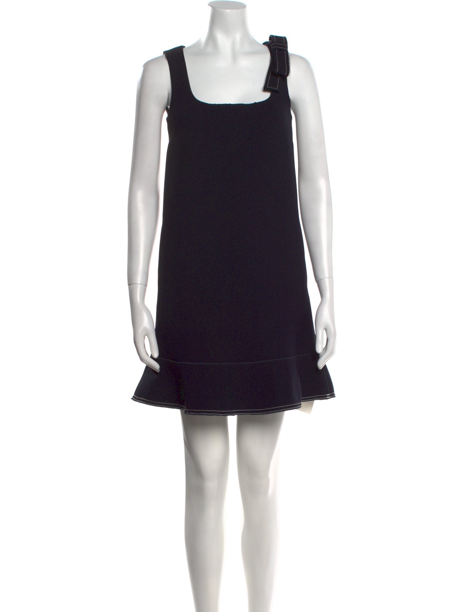 Red Valentino Square Neckline Mini Dress