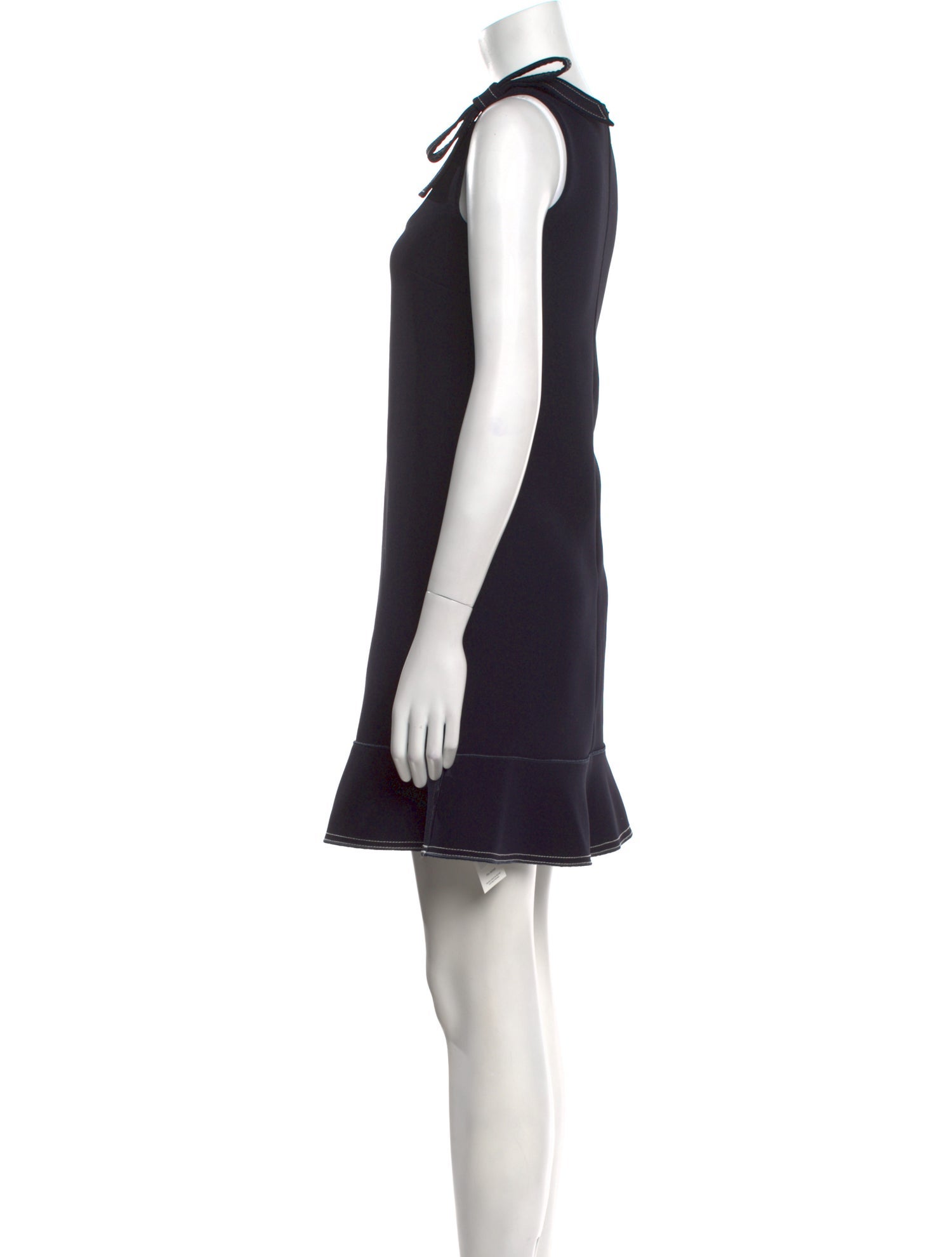 Red Valentino Square Neckline Mini Dress