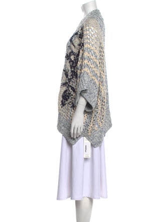 Red Valentino Printed Scoop Neck Sweater