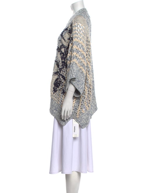 Red Valentino Printed Scoop Neck Sweater