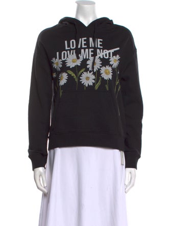 Red Valentino Graphic Print Crew Neck Sweatshirt