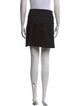 Red Valentino Pleated Accents Mini Skirt